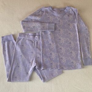 Hanna Andersson Lavender Unicorn Pajama Set